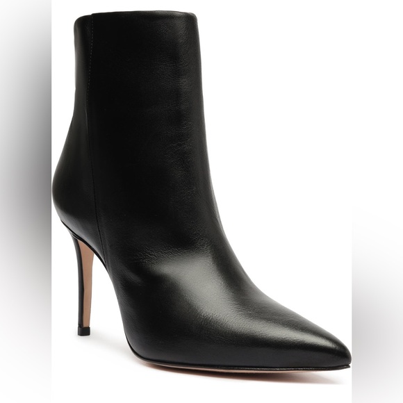 Schutz Mikki Pointed Toe Bootie - Black - Picture 2 of 10